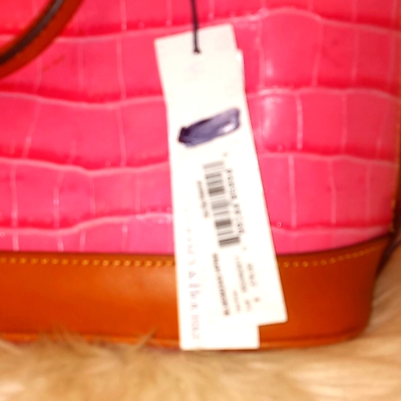 Dooney & Bourke Pink and Tan Satchel